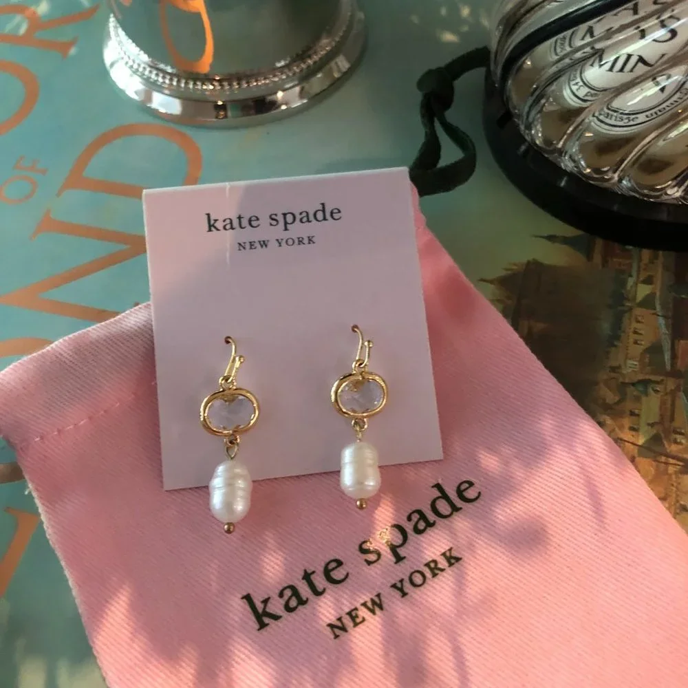 ✨ NEW Kate Spade Pearl Drop Statement Earrings